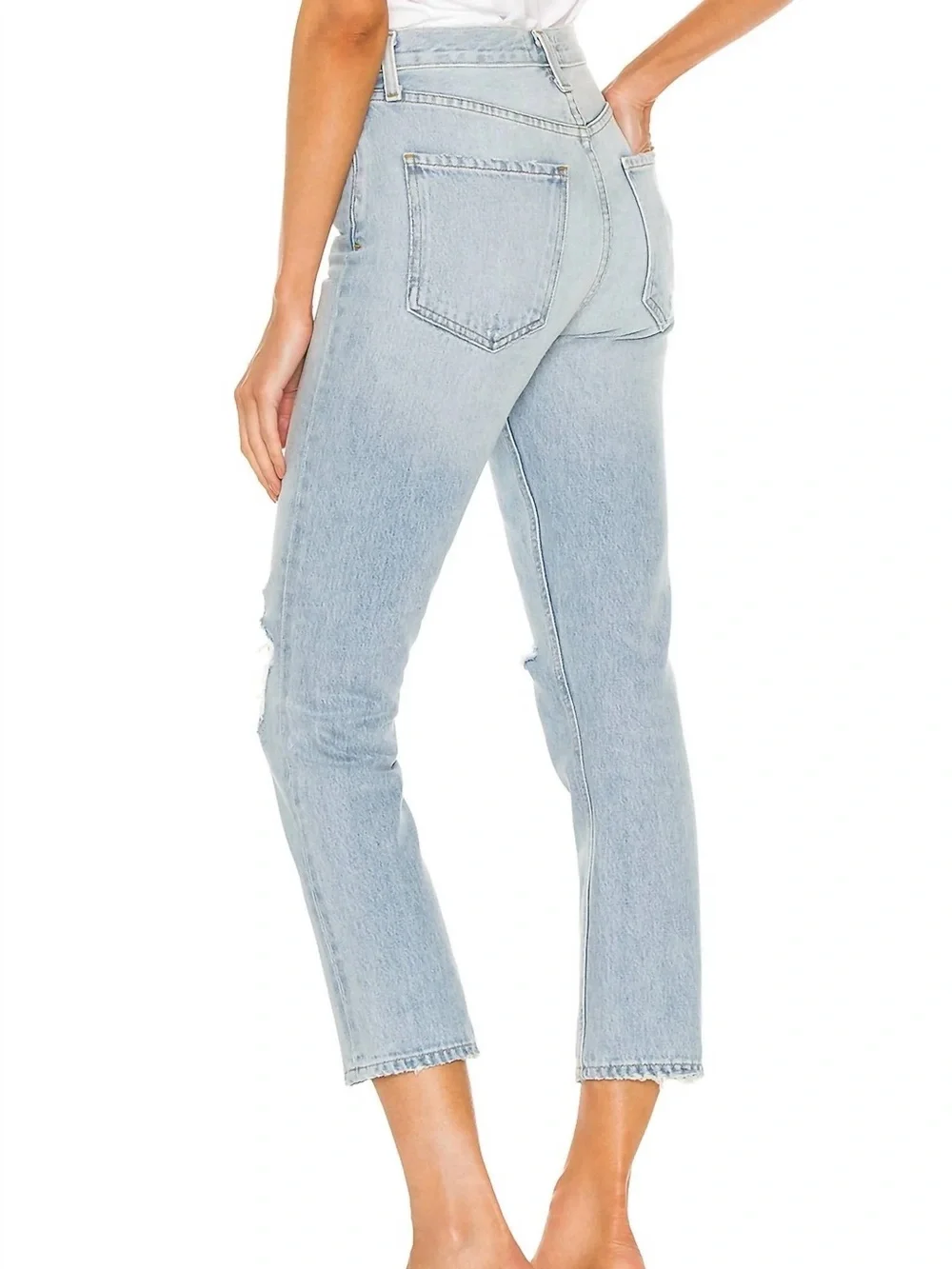 AGOLDE Riley High Rise Straight Crop Jeans - Picture 4 of 10